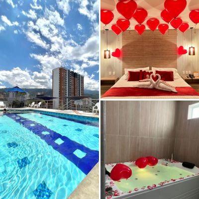 Plan Romántico en Bucaramanga con Jacuzzi Privado y Piscina