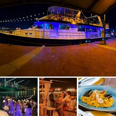 Cena romántica en el mar cartagena