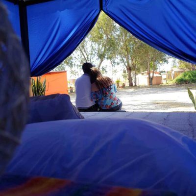 gamping delux mesa de los santos