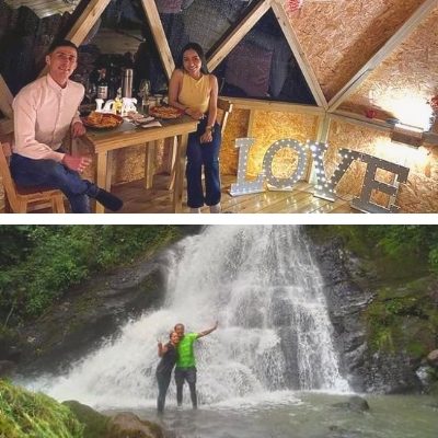 Desconexión en Glamping con visita a la cascada y cena especial
