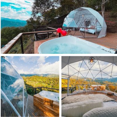 Despertar de Lujo en Glamping en San Francisco con Jacuzzi Privado y Malla catamarán 1