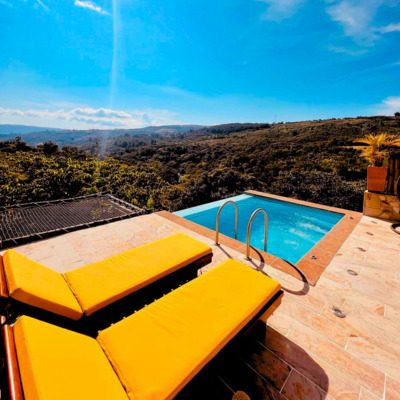 Suite luxury con piscina infinita privada