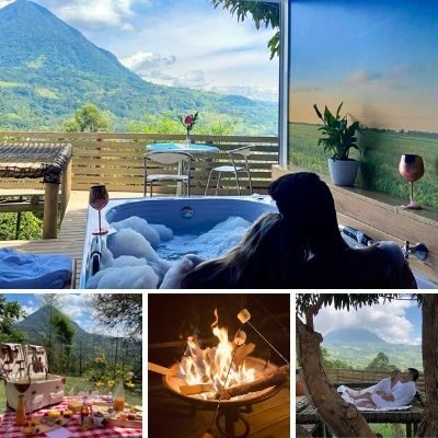 Glamping Antioquia con Vista al Cerro Bravo y Jacuzzi Privado