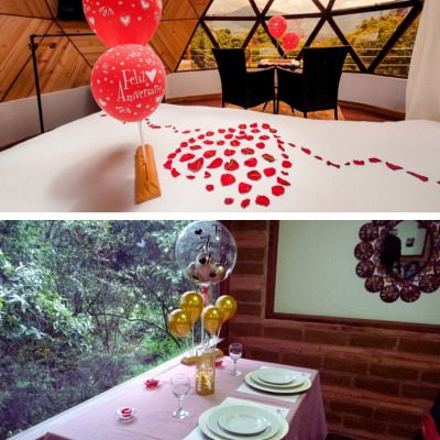 Glamping Villa de Leyva noche romántica