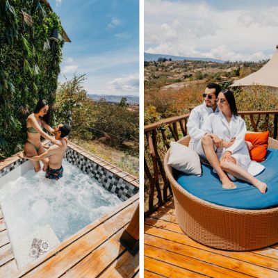 Luxury Glamping en villa de leyva con Jacuzzi y Terraza 1