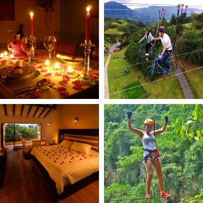 noche romántica y de aventura en villa de leyva