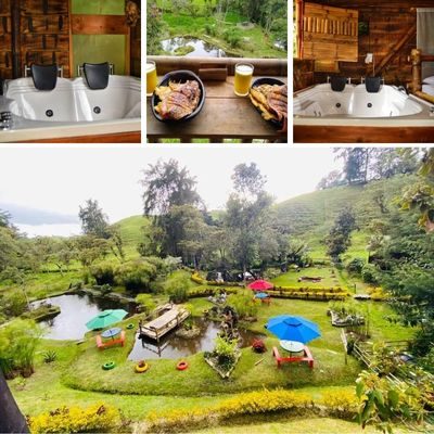 Cabaña jacuzzi en el tambo medellín
